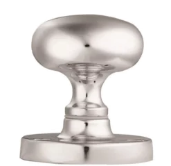 CARLISLE Set Manital Polished Chrome Victorian Mushroom Mortice Knob | M35CP