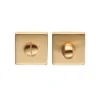 CARLISLE Manital Brushed Satin Brass Snib Thumbturn & Release On Square Rose | QT004SB