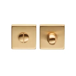 CARLISLE Manital Brushed Satin Brass Snib Thumbturn & Release On Square Rose | QT004SB