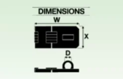 Federal FD5095 Sliding Locking Bolt Hardened Steel Hasp & Staple
