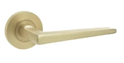 Set Burlington Satin Brass Mayfair Lever Furniture | BUR10SB