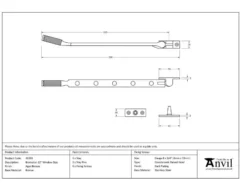From The Anvil (12"") Aged Bronze Brompton Casement Window Stay | 46193 -Home Door & Window Hardware Store screen shot 2021 01 26 at 15.35.46.png.mst