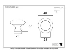 From The Anvil Black Regency Cabinet Knob - Large | 92101 -Home Door & Window Hardware Store screen shot 2021 01 26 at 19.32.43 2.png.mst