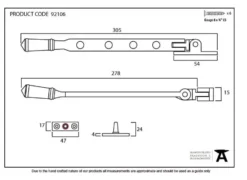From The Anvil (10") Black Regency Casement Window Stay | 92106 -Home Door & Window Hardware Store screen shot 2021 01 27 at 07.24.41.png.mst