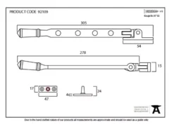 From The Anvil (10"") External Beeswax Regency Stay | 92109 -Home Door & Window Hardware Store screen shot 2021 01 27 at 12.00.41.png.mst