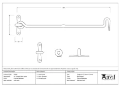 From The Anvil 14" (367mm) External Beeswax Forged Cabin Hook | 45608 -Home Door & Window Hardware Store screen shot 2021 01 29 at 7.55.02 pm.png.mst