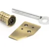 From The Anvil Aged Brass Key-Flush Sash Window Stop | 49917