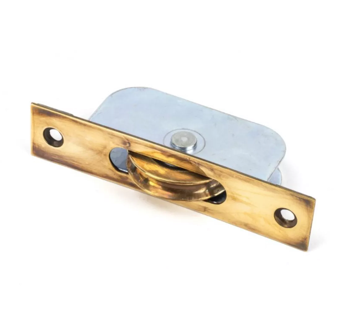 From The Anvil Aged Brass 119mm X 26mm 75kg Standard Pulley | 83919 1 From The Anvil Aged Brass 119mm X 26mm 75kg Standard Pulley | 83919