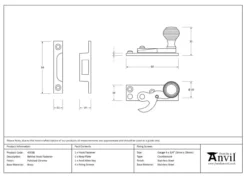 From The Anvil Polished Chrome Beehive Hook Fastener | 45938 -Home Door & Window Hardware Store screen shot 2021 01 30 at 4.09.50 pm.png.mst