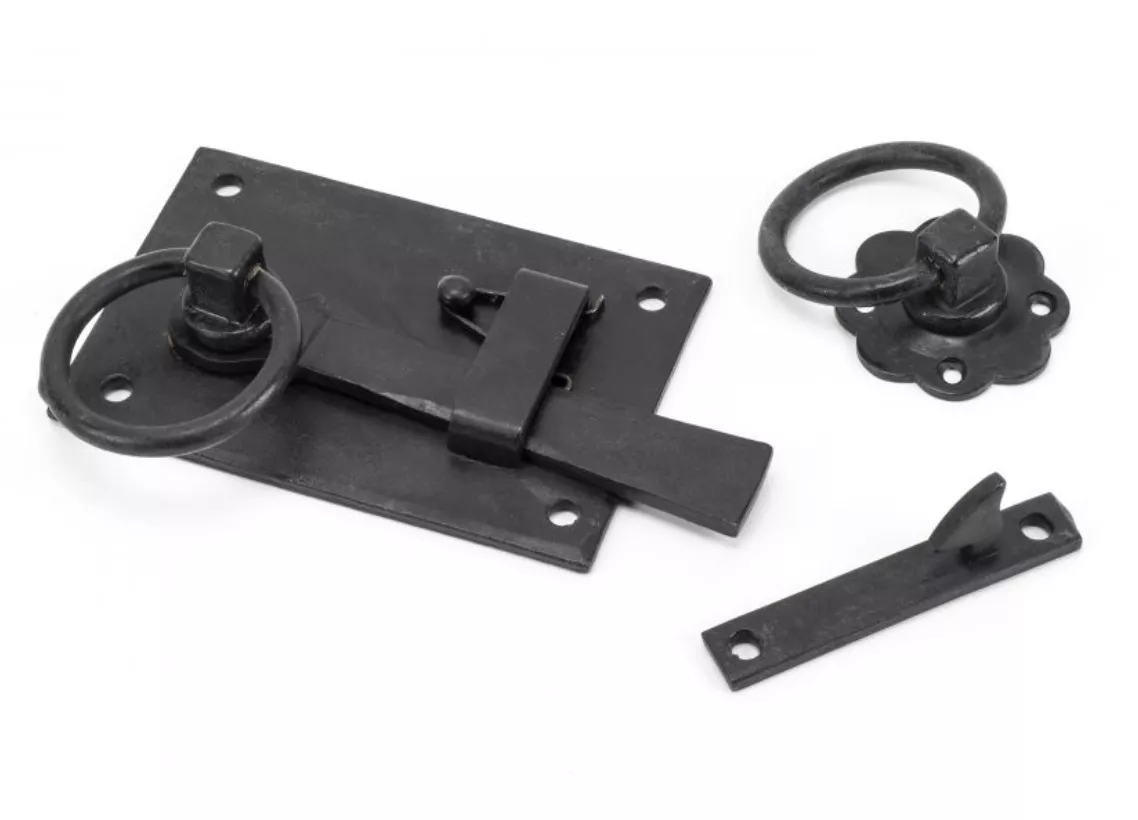 From The Anvil External Beeswax Handed Cottage Ring Latch | 46311 | 46312 1 From The Anvil External Beeswax Handed Cottage Ring Latch | 46311 | 46312
