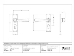 Set From The Anvil Satin Chrome Straight Lever Euro Lock Set | 45763 6 Set From The Anvil Satin Chrome Straight Lever Euro Lock Set | 45763 -Home Door & Window Hardware Store screen shot 2021 02 01 at 15.13.47.png.mst