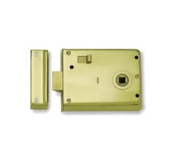 CARLISLE Polished Brass 102x76mm Contract Rim Latch