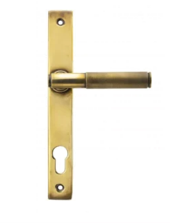 Aged Brass Brompton Slimline Lever Espag. Lock Set | 45499