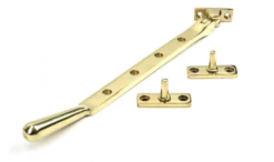 Anvil (10") Polished Brass Newbury Casement Window Stay | 46716