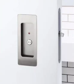 Satin Nickel 300mm Bathroom Lock Set | PH7300BSNP