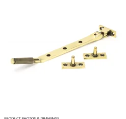 From The Anvil (8"") Aged Brass Brompton Casement Window Stay | 46173