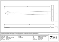 Pair From The Anvil External Beeswax 36" (914mm) Barn Door T Hinge | 45596 -Home Door & Window Hardware Store screenshot 2021 01 27 at 11.09.25.png.mst
