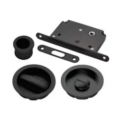 CARLISLE Manital Matt Black Sliding Door Locking Kit | ART55BMB
