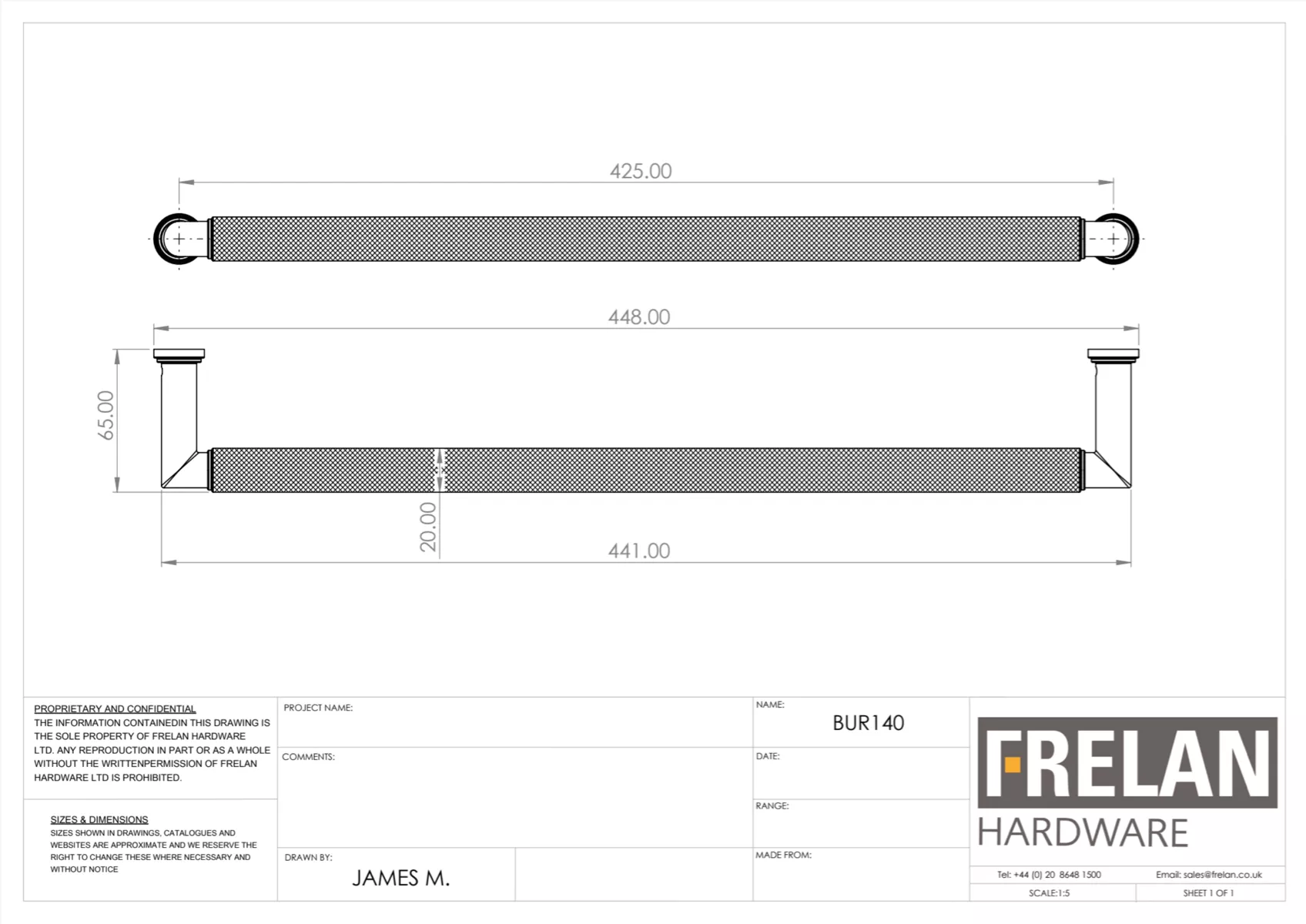 Burlington Piccadilly 425mm Antique Brass Pull Handle | BUR140AB 2 Burlington Piccadilly 425mm Antique Brass Pull Handle | BUR140AB - Image 2
