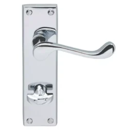 Carlisle Brass Polished Chrome Victorian Lever Bathroom Furniture | CBS54WCCP