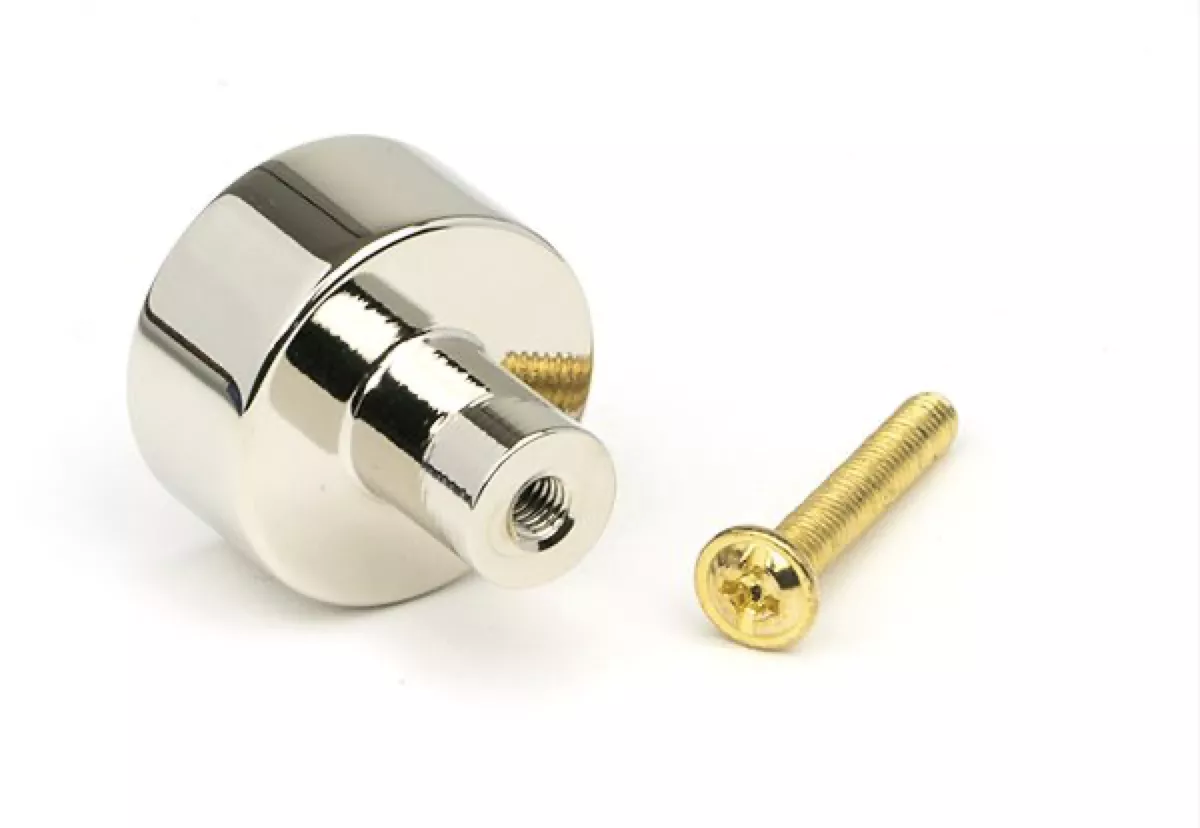 Anvil Polished Nickel Kelso 25mm Cabinet Knob (No Rose) | 50314 3 Anvil Polished Nickel Kelso 25mm Cabinet Knob (No Rose) | 50314 - Image 3
