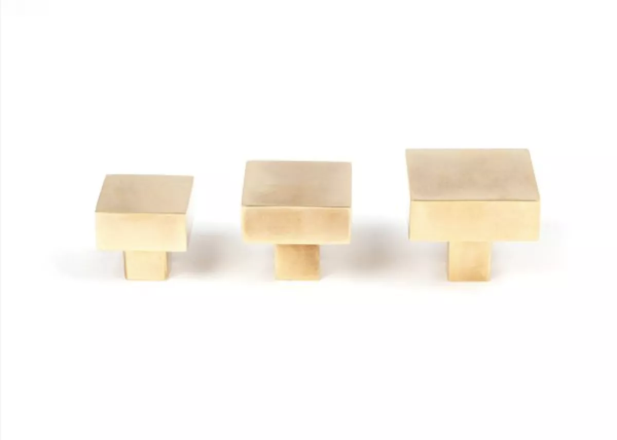 Anvil Aged Brass Albers 25mm Cabinet Knob | 50680 4 Anvil Aged Brass Albers 25mm Cabinet Knob | 50680 - Image 4