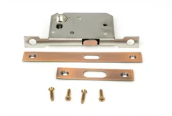 Anvil Polished Bronze 50mm Sliding Door Lock | 50664