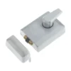 Satin Chrome Case & Cylinder Rollerbolt Night Latch | JL5011SC