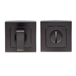CARLISLE Matt Black Square Thumbturn Snib & Release | SST1415MB