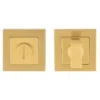 CARLISLE Satin Brass Square Thumbturn Snib & Release | SST1415SPVD