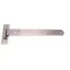 Pair 500mm Galvanised Steel Straight Hook And Band Hinge On Plate