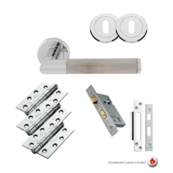 CARLISLE Polished Chrome And Satin Nickel Trend Lines Lever Handle Door Kit - Lock -Home Door & Window Hardware Store untitled design 17 .png.mst