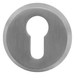 Satin Stainless Steel 316 Back To Back Euro Security Cylinder Pull & Escutcheon | CP80 6 Satin Stainless Steel 316 Back To Back Euro Security Cylinder Pull & Escutcheon | CP80 -Home Door & Window Hardware Store wi cp80 316 sss straight.jpg.mst