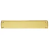 380x64mm Polished Brass Push Plate