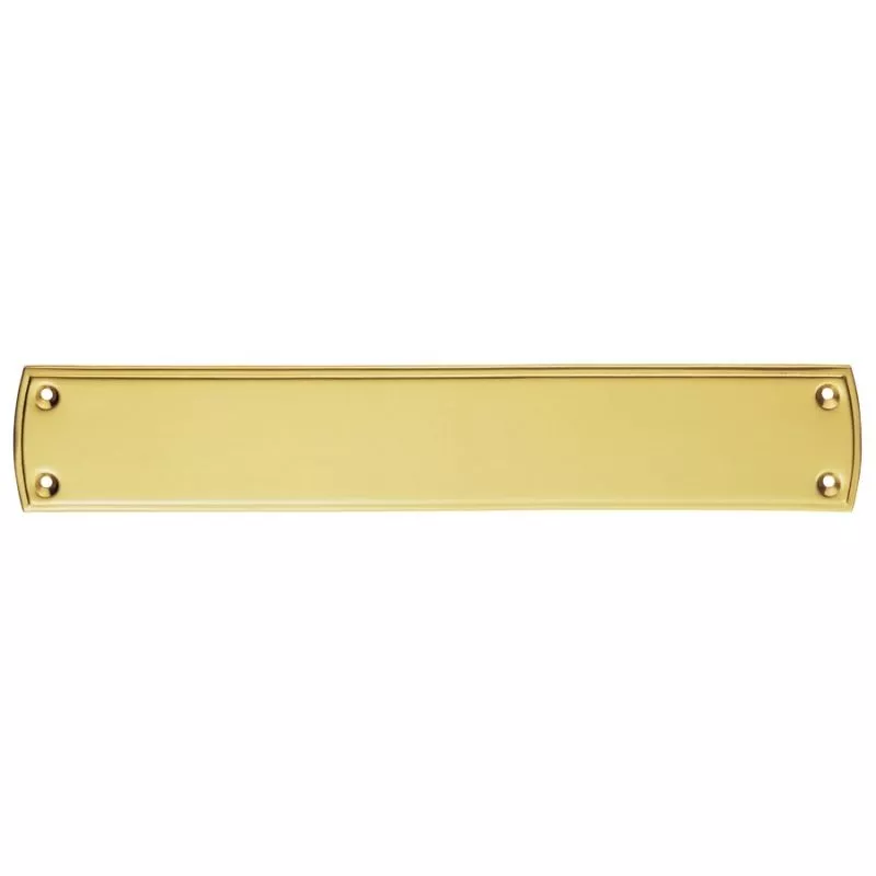 380x64mm Polished Brass Push Plate 1 380x64mm Polished Brass Push Plate
