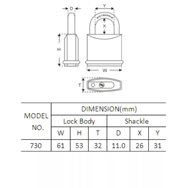 Federal 730 Sold Secure Silver CEN4 Padlock With Keying Options 1 Federal 730 Sold Secure Silver CEN4 Padlock With Keying Options