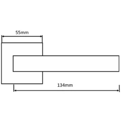 Atlantic Set Satin Nickel Senza Pari Panetti Lever On Square Rose | SP217SN -Home Door & Window Hardware Store xlarge 3833 1