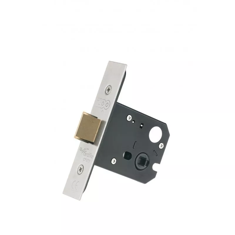76mm Matt Black Steel UK Mortice Flat Latch | ZUKF76PCB 1 76mm Matt Black Steel UK Mortice Flat Latch | ZUKF76PCB