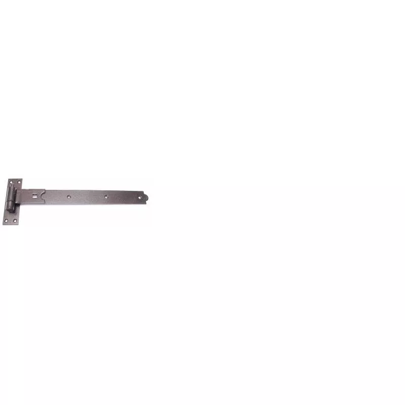 Pair 500mm Black Japanned Straight Hook And Band Hinge On Plate 2 Pair 500mm Black Japanned Straight Hook And Band Hinge On Plate - Image 2