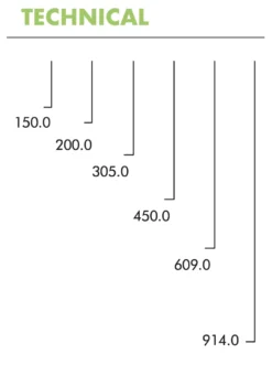 20 X 305mm Satin Stainless Steel Lever Action Flush Bolt - Radius | ZAS05RSS -Home Door & Window Hardware Store zas flush bolt tech.png.mst