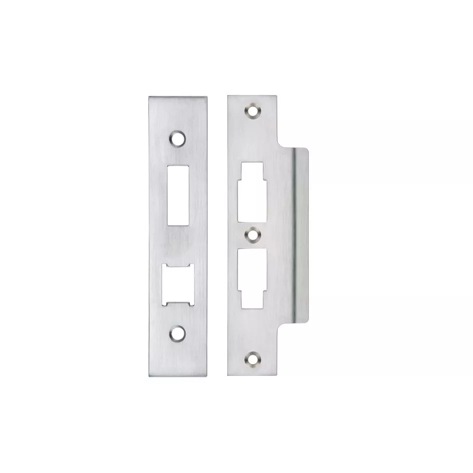 127mm Satin Chrome Horizontal Bathroom Lock ZUKHB127SC 2 127mm Satin Chrome Horizontal Bathroom Lock ZUKHB127SC - Image 2