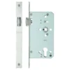 Satin Stainless Steel DIN Standard 60mm Roller Latch | ZRD0060LSS